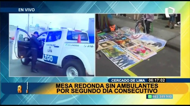 Cercado de Lima: así luce Mesa Redonda sin ambulantes por segundo día consecutivo