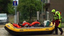 Alluvione a Forl?: mezzi anfibi, Vigili del fuoco ed Esercito in azione