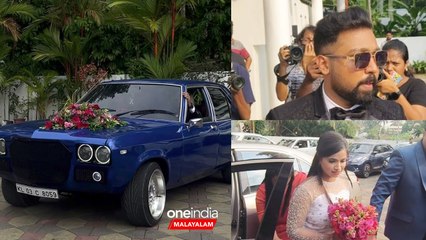 വിവാഹത്തിന് കോണ്ടെസ്സ കാറിൽ അശ്വിന്റെ മാസ്സ് എൻട്രി, കലക്കൻ ലുക്കിൽ വധുവും