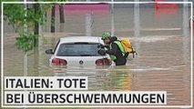 Tote bei Überschwemmungen in Norditalien