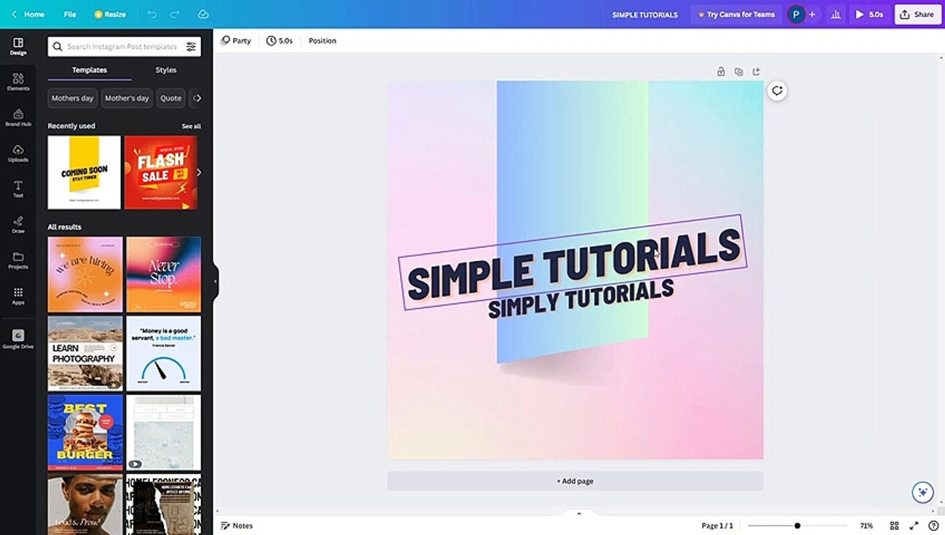 Canva Course Section 68 Embed in Webpage using HTML Code