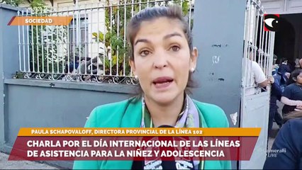 Charla por el Día Internacional de las líneas de Asistencia para la Niñez y Adolescencia