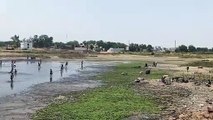 जी-20 के पहले खजुराहो की ननोरा तालाब में भरा गया था पानी, 2 दिन पहले बाहर निकाला
