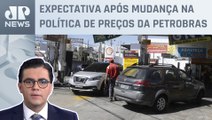 Motoristas em SP aguardam redução do preço da gasolina nos postos; Vilela opina