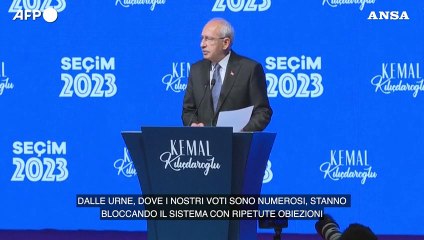 Turchia, Kilicdaroglu: "Accettiamo volentieri il ballottaggio e lo vinceremo"