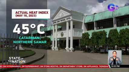 Ilang lugar sa bansa, nakakaranas ng heat index na nasa danger category na -- PAGASA | SONA