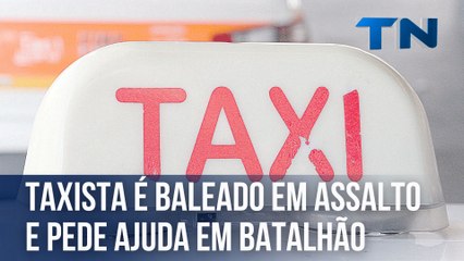 Taxista é baleado em assalto e invade batalhão na Grande Vitória