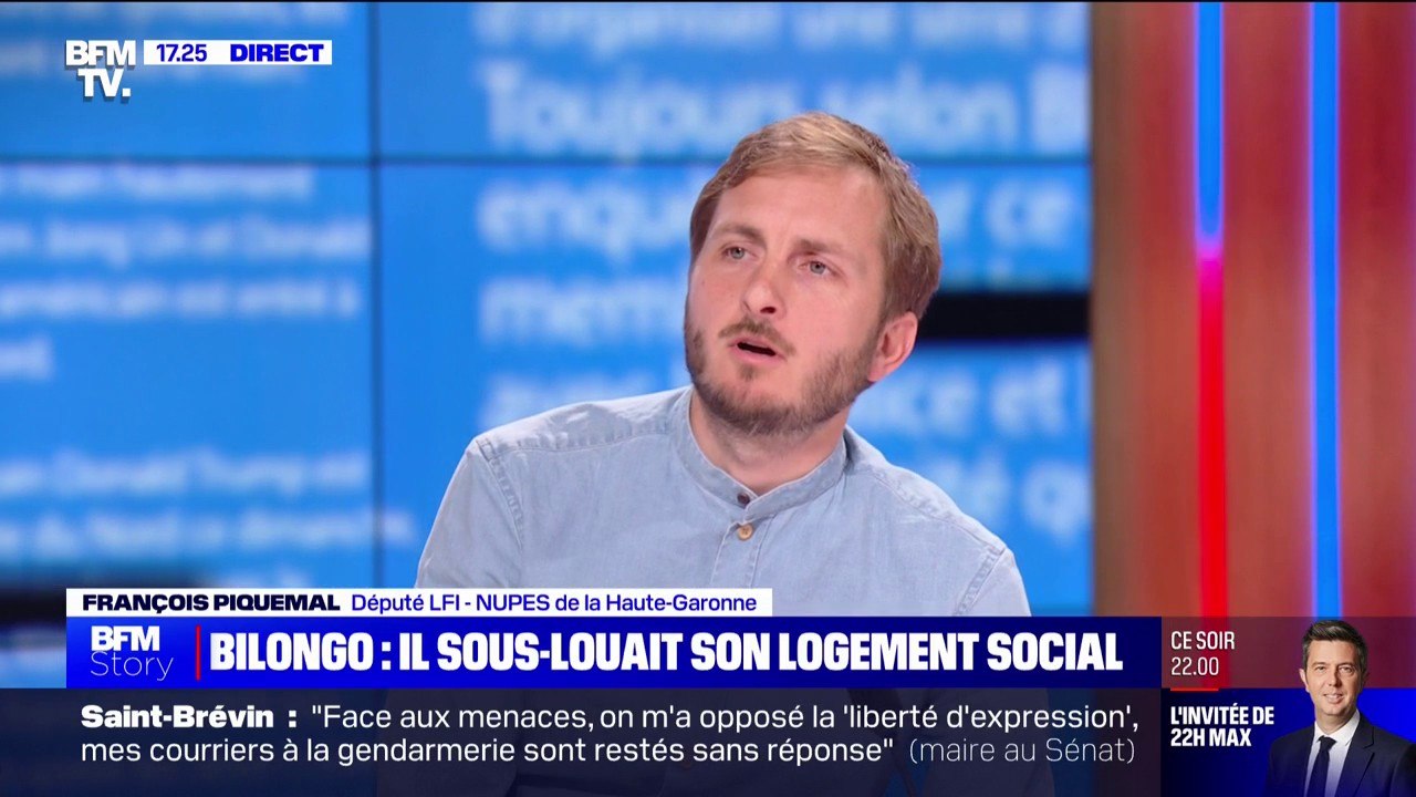 Logement social de Carlos Martens Bilongo: "On est très étonnés par le procédé actuel et ce feuilletonnage" explique François Piquemal (LFI)