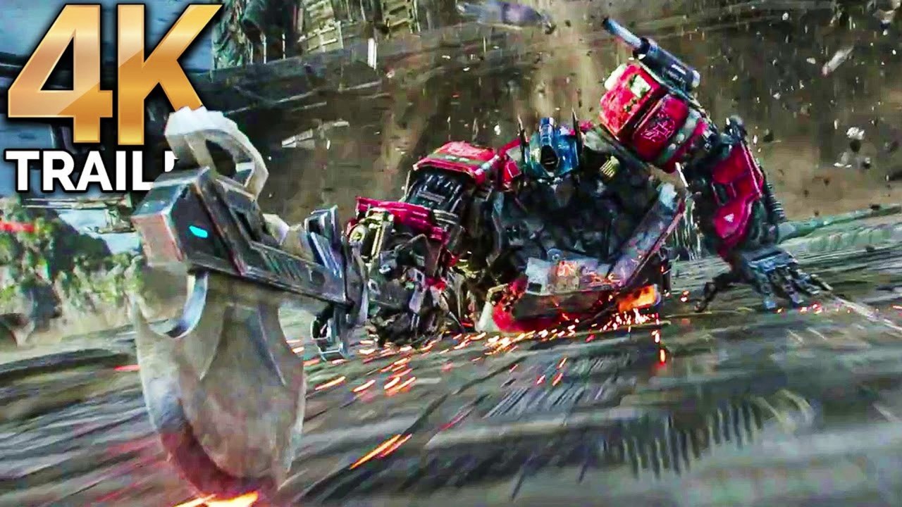 TRANSFORMERS 7 RISE OF THE BEASTS "Optimus Prime Vs Scourge" (4K ULTRA