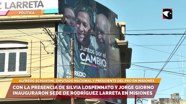 Con la presencia de Silvia Lospennato y Jorge Giorno inauguraron sede de Rodríguez Larreta en Misiones