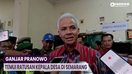 Download Video: Ganjar Pranowo Temui Ratusan Kepala Desa di Semarang, Ini Pesannya