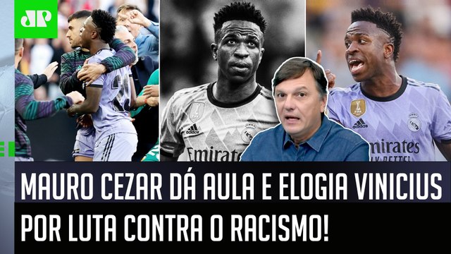 O Vinicius Júnior passou a ser um SÍMBOLO DA LUTA CONTRA O RACISMO! Isso é... Mauro Cezar DÁ AULA!
