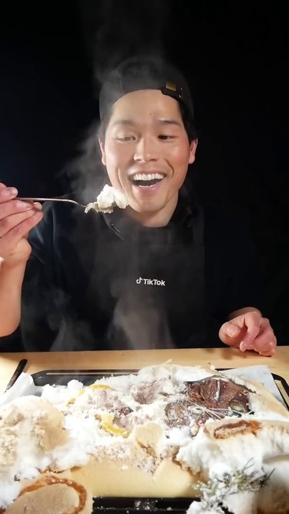 FOOD BEST ASMR COOKING  Sea Bream Grilled with Salt