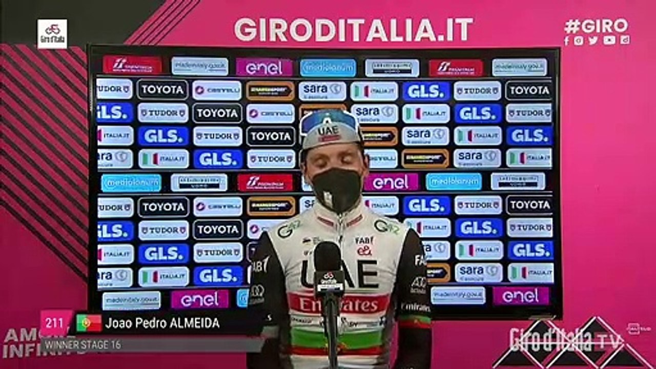 Tour d'Italie 2023 - Joao Almeida : "A special victory, a dream come true. I was feeling well and the whole team was extraordinary. I worked together with Thomas to put seconds between us and Roglic"