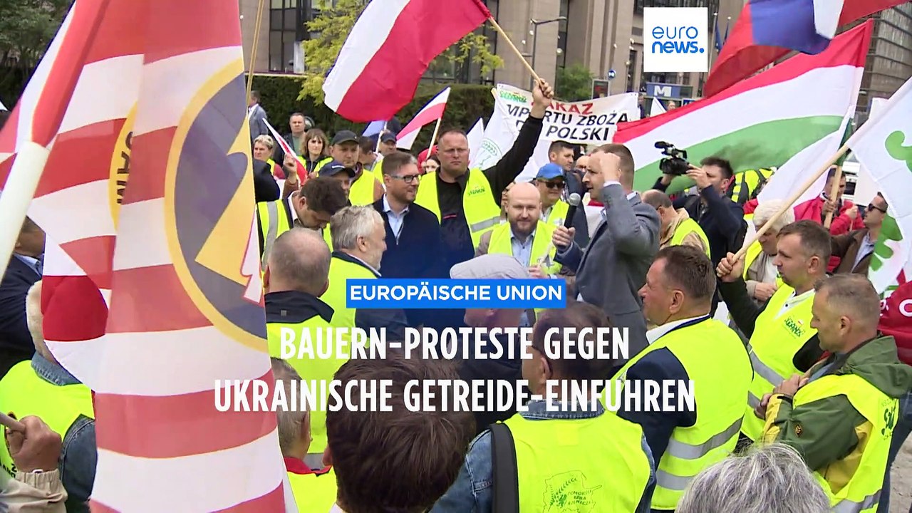 Östliche Bauern machen gegen ukrainische Getreideeinfuhren mobil