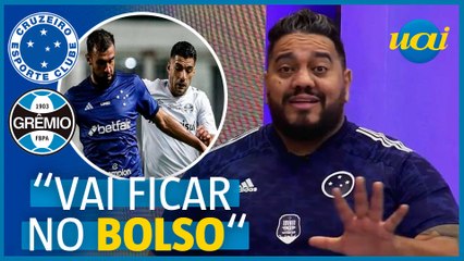 Hugão: 'Suárez vai ficar no bolso' | Cruzeiro x Grêmio