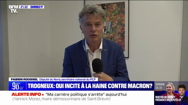 Agression du petit-neveu de Brigitte Macron: Je condamne toute forme de violences affirme Fabien Roussel (PCF)