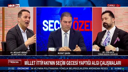 Millet İttifakı'nın seçim gecesi gerçekleştirdiği algı çalışması