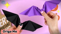 Origami Flapping Bat | How to make paper bat for Halloween