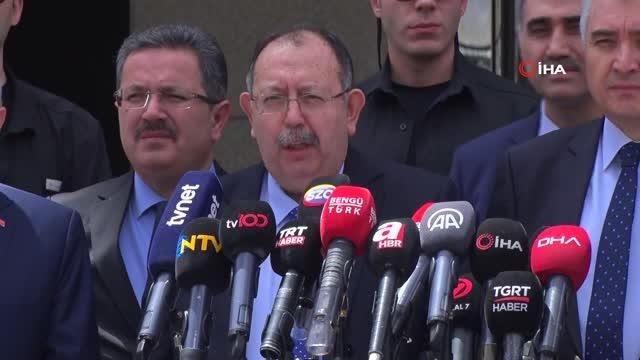 YSK Başkanı Yener: 'Sosyal medyada paylaşılan görsellerin YSK ile bir ilgisi bulunmamaktadır'