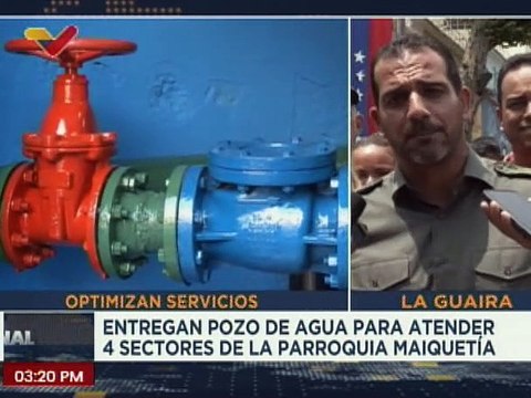 Entregan pozo de agua que favorecerá a 4 comunidades en la parroquia Maiquetía del estado La Guaira