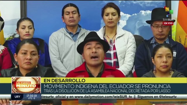 Leonidas Iza: Tenemos derecho a la resistencia frente a gobiernos autoritarios