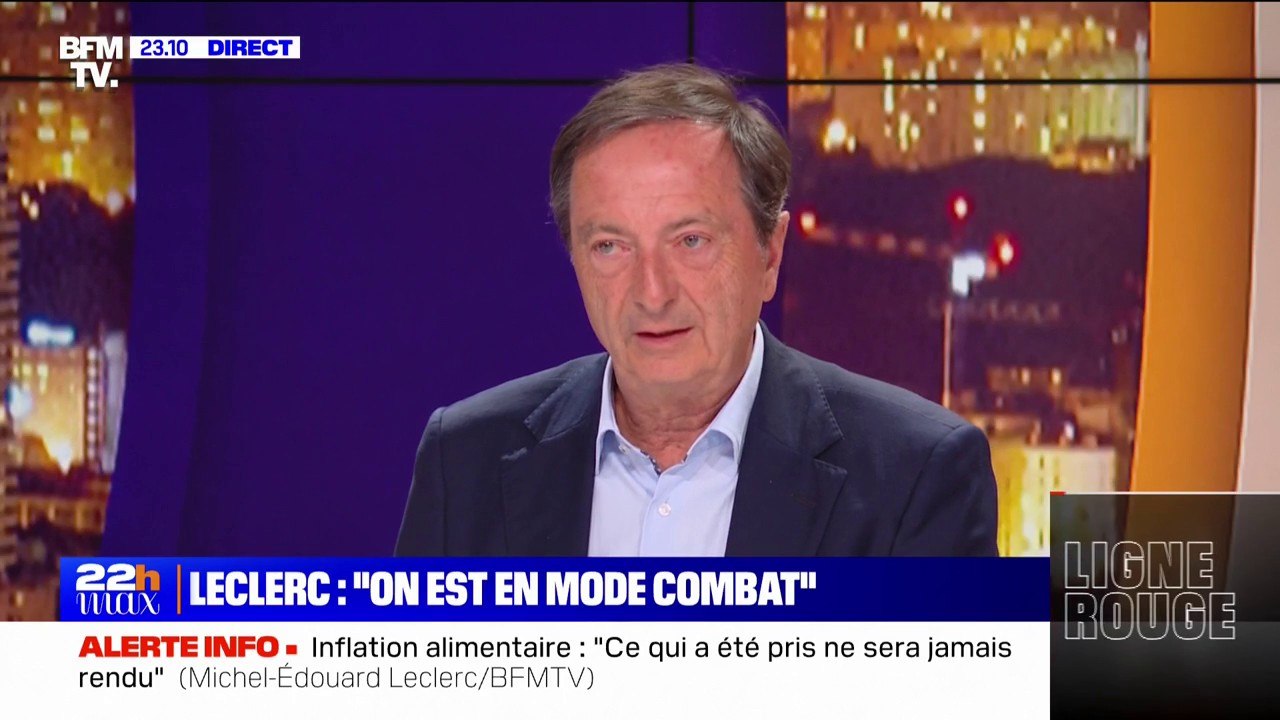 Renégociation des prix de l'alimentaire: "Il va y avoir plus de promos, plus de rabais, cette négociation, il ne faut pas lui donner un impact considérable" pour Michel-Édouard Leclerc