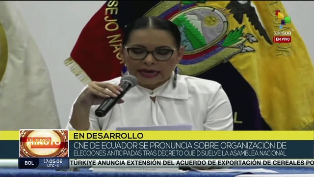 Ecuador: CNE informó sobre el plan operativo para las elecciones presidenciales y legislativas 2023