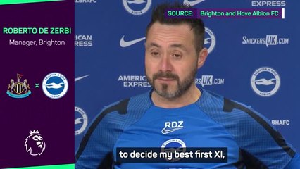 Download Video: Brighton's XI causing De Zerbi sleepless nights