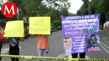 En CdMx, familiares de Lucía Vázquez protestan por su feminicidio en alcaldía Álvaro Obregón