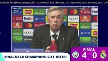 Rueda de prensa de Ancelotti, Manchester City vs Real Madrid