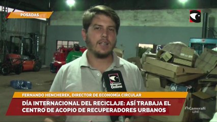 Día Internacional del reciclaje así trabaja el centro de acopio de recuperadores urbanos