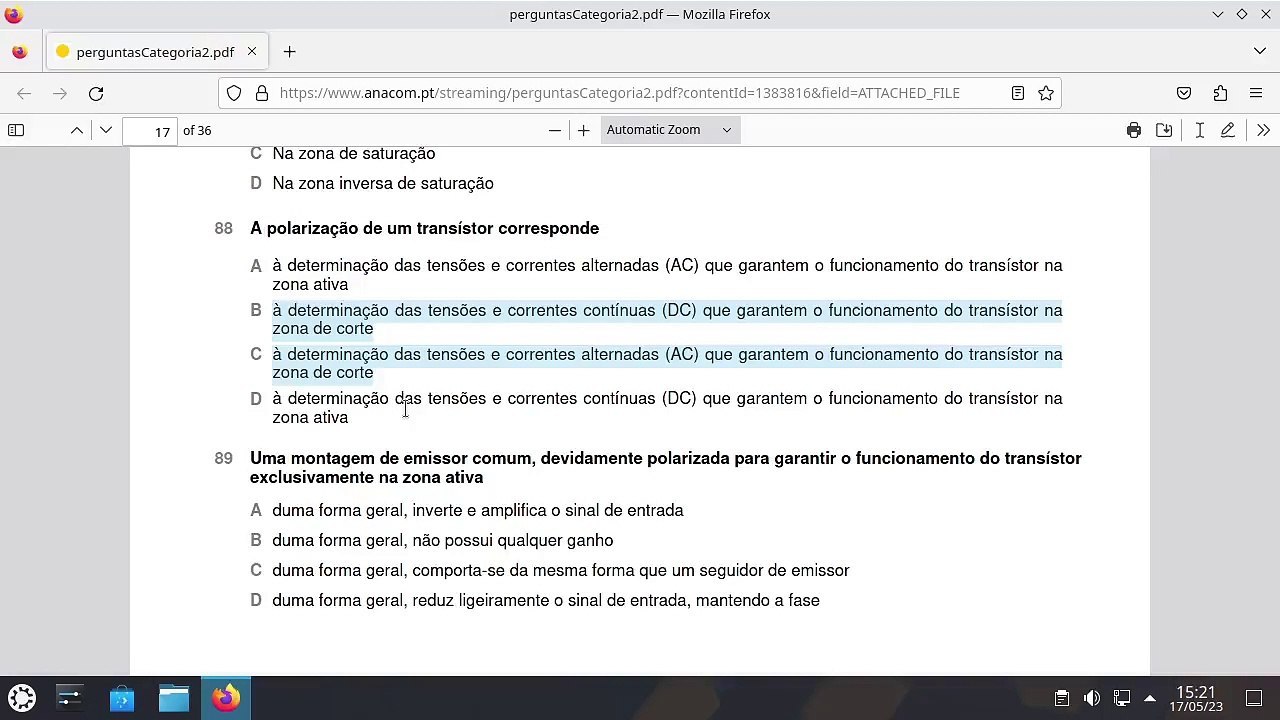 Preparação para o exame de radioamador de categoria 2 - Parte 4