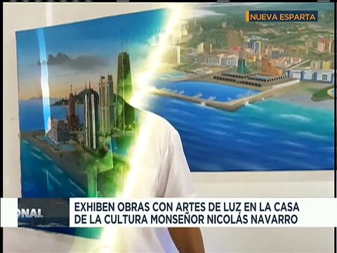 Nva. Esparta | Realizan exposición con arte de luz en la Casa de la Cultura Monseñor Nicolás Navarro