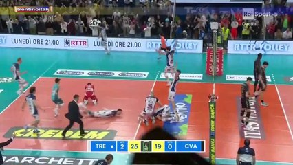 trento batte civitanova ed è campione d'italia di volley