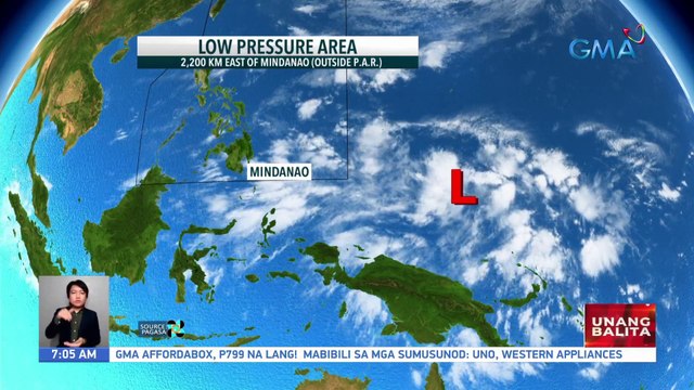 LPA sa labas ng PAR, mababa ang tsansang maging bagyo sa loob ng 24 oras; posibleng lumakas sa mga susunod na araw - Weather update today as of 7:05 a.m. (May 18, 2023)| UB