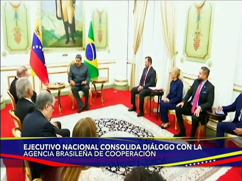 Jefe de Estado sostiene reunión de trabajo con el equipo de la Agencia Brasileña de Cooperación