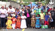 Entregan 2 calles asfaltadas en el barrio Carlos Núñez