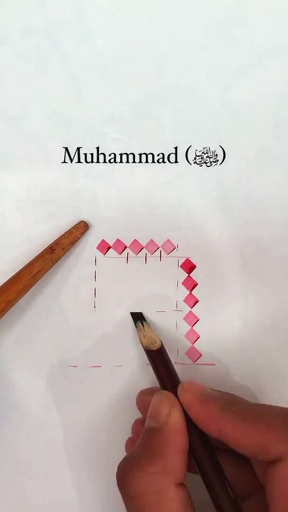 Writing muhammad S. A. W name