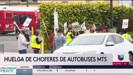 Huelga de choferes de MTS afecta a residentes del sur de San Diego
