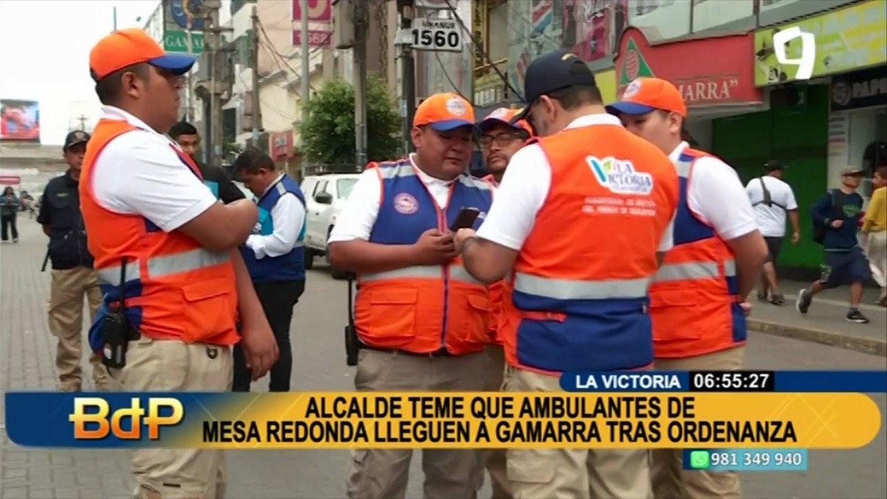 La Victoria: alcalde teme que ambulantes de Mesa Redonda lleguen a Gamarra tras ordenanza