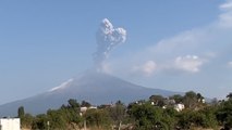 Furia del volcán Popocatépetl ya no despierta temor en los habitantes del centro de México