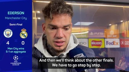 'Three finals' for Man City to play - Ederson