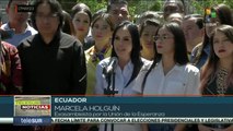 Fuerzas políticas en Ecuador califican de ilegal medida para disolver AN