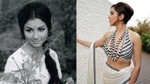 Cannes 2023 Red Carpet: Sara Ali Khan का Second Day Saree Retro Look हुआ Sharmila Tagore से Compare