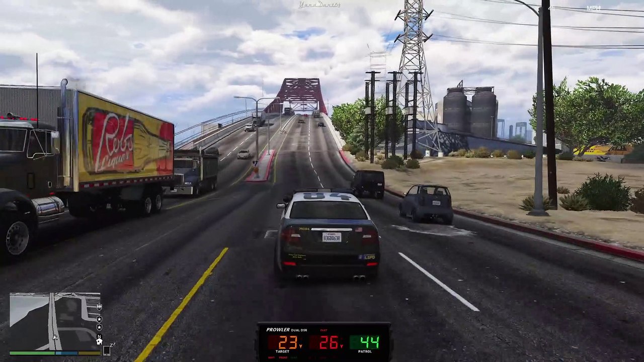 LSPDFR Slow-speed Stolen Car Pursuit