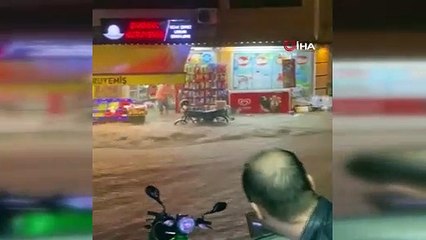 Balıkesir sular altında! Sağanak sele dönüştü