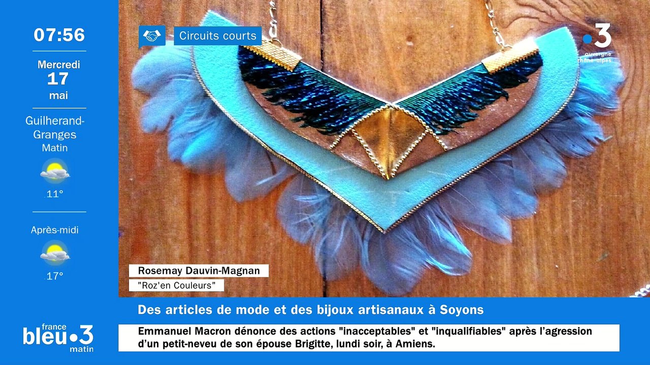 À Soyons, "Roz'enCouleurs",ses bijoux upcyclés, accessoires et vêtements chinés avec soin et peints à la main