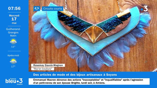 À Soyons, Roz'enCouleurs ,ses bijoux upcyclés, accessoires et vêtements chinés avec soin et peints à la main