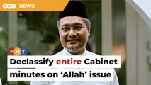 ​​Declassify PH-era Cabinet minutes on ‘Allah’ issue, govt told